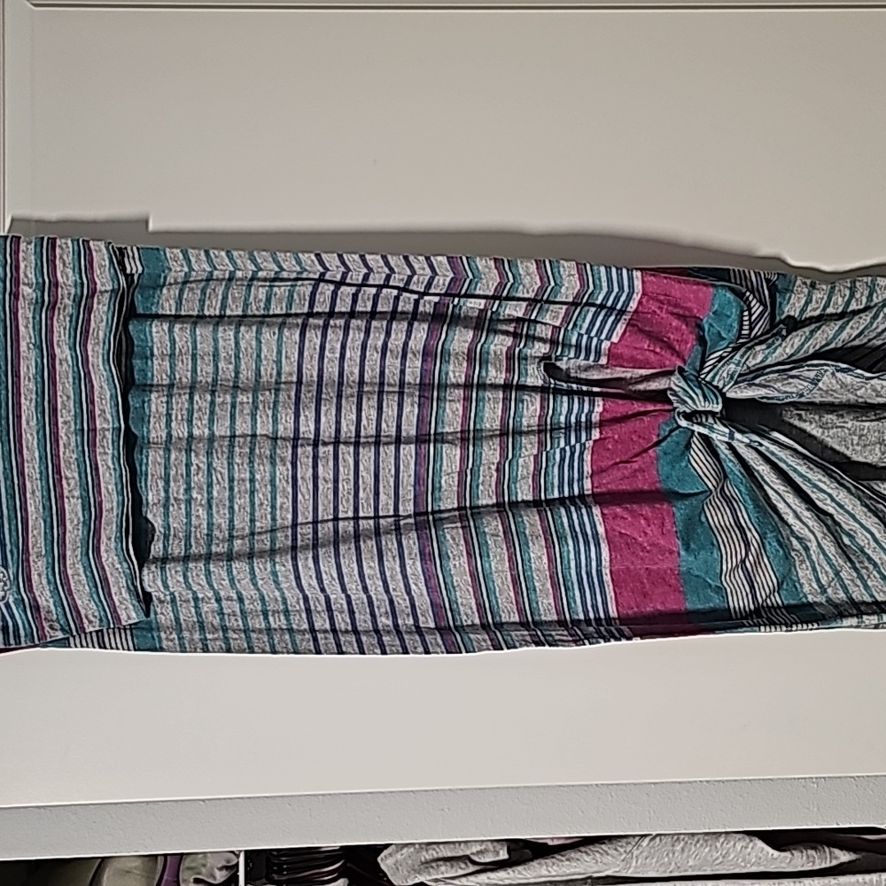 Roxy striped maxi skirt